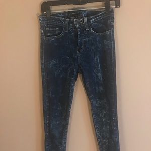 Flying Monkey Acid Wash Skinny Jeans